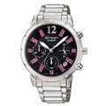 CASIO 卡西欧Sheen系列彩色水晶大表盘时尚石英女表 SHN-5012D-1A