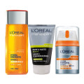L’oreal 欧莱雅男士套装（洁面100ml+醒肤露50ml+激活水130ML)