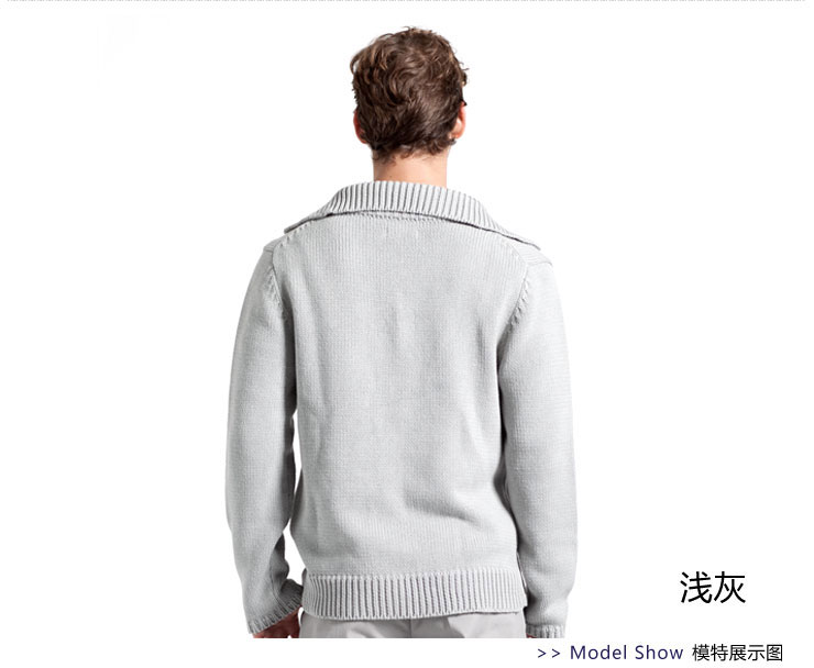 【LLSibling】西装<em>领</em>长袖<em>开衫</em> 浅灰【图片_价格