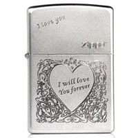 Zippo打火机--爱你一世2014-Zippo-日韩精品系列