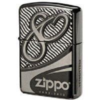 Zippo打火机-- 盔甲黑冰官方80周年限量纪念28249（独立限量编号）-Zippo-Zippo纪念版系列