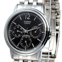 CASIO 卡西欧指针男表MTP-1174A-1Ab(超薄09cm表盘双历款！)/b-卡西欧-指针系列