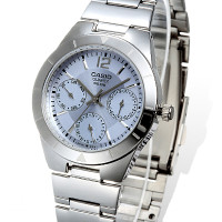 CASIO 卡西欧指针系列女表LTP-2069D-2Afont color=blueb（清透蓝！悄然散发高雅美感）/b/font-卡西欧-指针系列