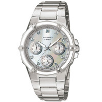 CASIO 卡西欧Sheen系列“三眼钢带”魅力女表 SHN-3015DP-7A-卡西欧-Sheen女表系列