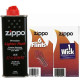 Zippo打火机--配件超值套装（火石*6粒+棉线+火机油133ML）（仅限北京，现在非北京地区无法发货）