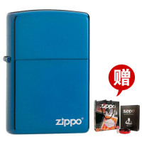 Zippo打火机--蓝冰商标（送108元大礼盒）-Zippo-黑冰户外系列