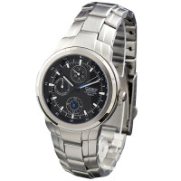 CASIO 卡西欧EDIFICE系列指针男表EF-305D-1Afont color=redb（双历“酷黑”款！）/b/font-卡西欧-EDIFICE系列手表