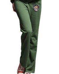 【FEEL MIND】FM女装印第安贴布图案6色时尚卫衣裤（绿色）