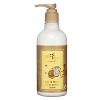 SKIN FOOD蜂蜜牛奶美白保湿身体乳320ML