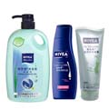 NIVEA妮维雅美体三件套（沐浴露1000ml+润肤乳液200ml+纤体凝露200ml）