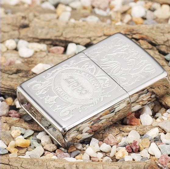 zippo打火机--冠冕经典zippo商标火焰